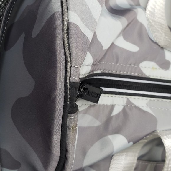 Athleta Grey Camouflage Gym Workout Duffle Bag - Picture 9 of 11